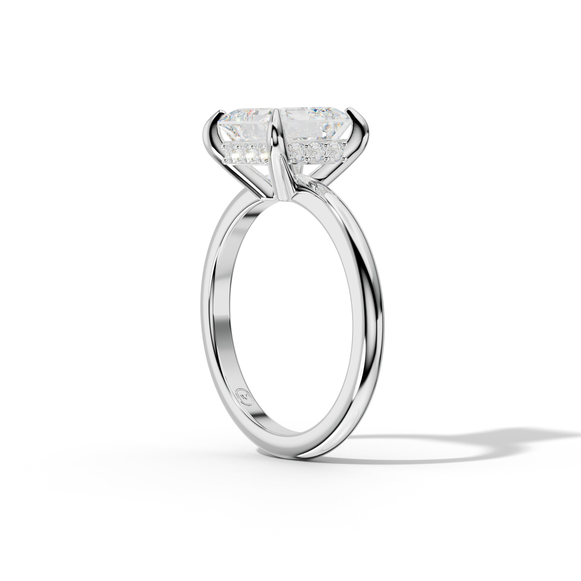 Natalie Asscher Cut Diamond Engagement Ring